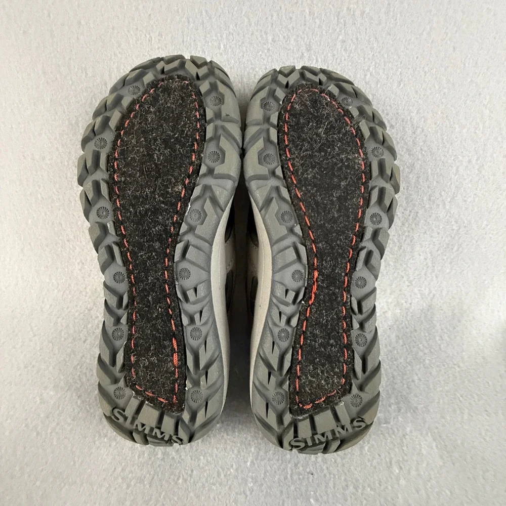 Simms RipRap Water Sandals Women's Size 6 Shoes Fly Fishing Wading‎ Hiking Gray